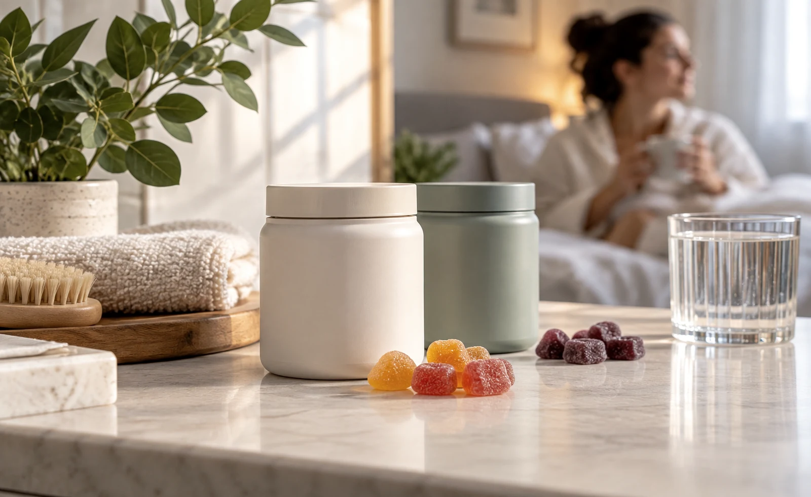 Home fragrance scene
